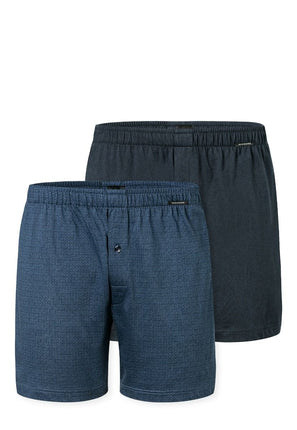Schiesser Heren boxershorts wijd 2 pack 182427 910 sortiert 4