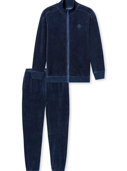 Schiesser Heren Huispak 183941 861 deep sea blue – voorkant