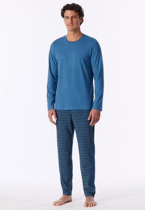 Schiesser Heren Pyjama 180249 833 aqua