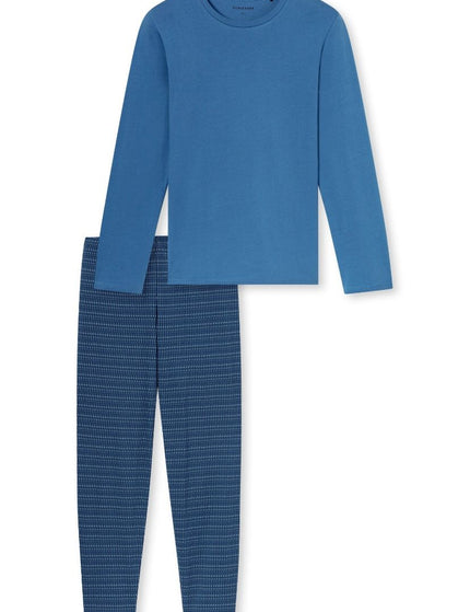 Schiesser Heren Pyjama 180249 833 aqua