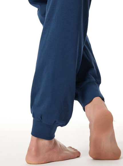 Schiesser Heren Pyjama 182194 800 blau – detail