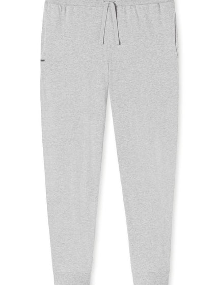 Schiesser Lange broek met boord Mix- relax 182183 202 grau-mel. – voorkant