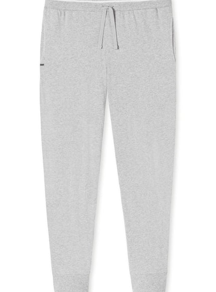 Schiesser Lange broek met boord Mix- relax 182183 202 grau-mel. – voorkant