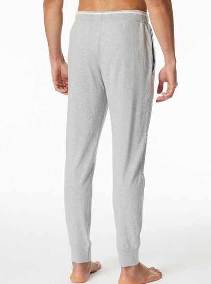 Schiesser Lange broek met boord Mix- relax 182183 202 grau-mel. – op model