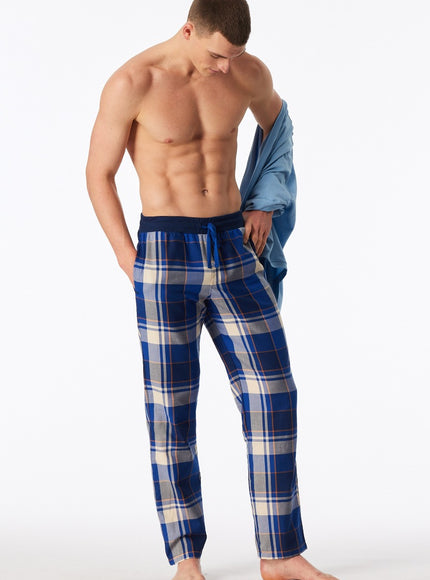 Schiesser Lange geweven broek  Mix en Relax 183106 819 royal