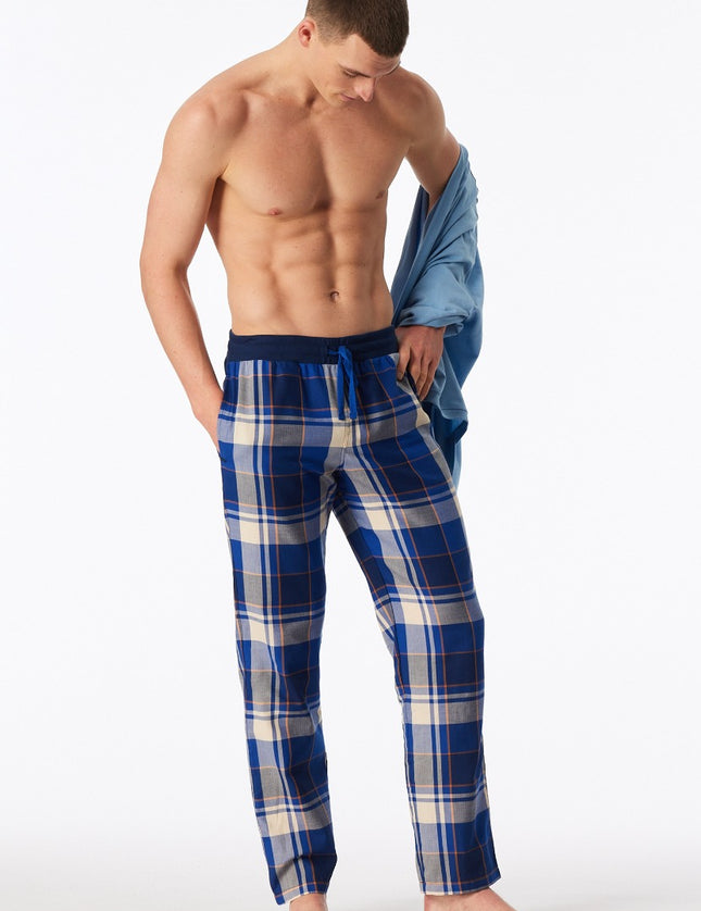 Schiesser Lange geweven broek  Mix en Relax 183106 819 royal