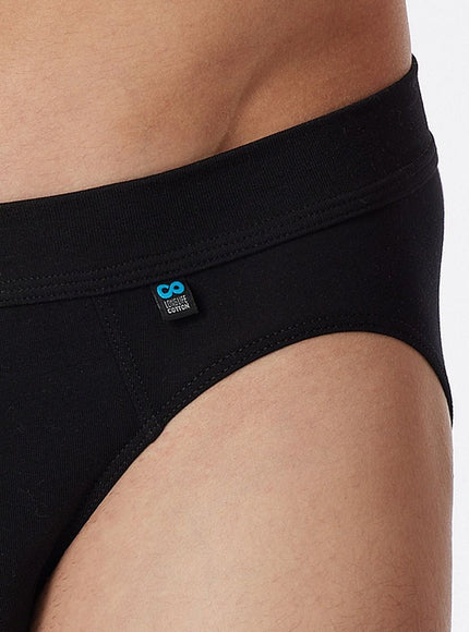 Schiesser Long Life Cotton Rio Slip 145134 – Zwart, detail
