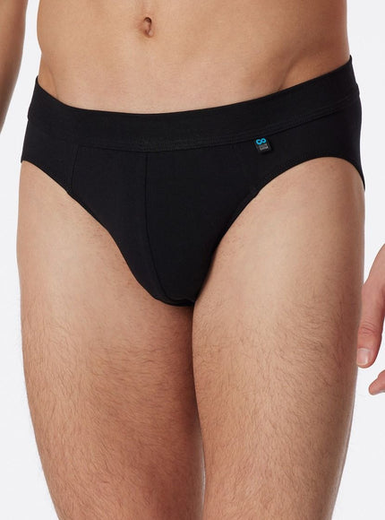 Schiesser Long Life Cotton Rio Slip 145134 – Zwart, op model