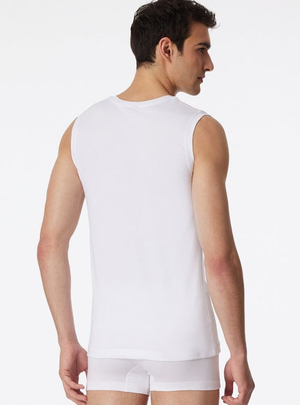 Schiesser Long Life Cotton Tank Top 145139 – wit, achterkant