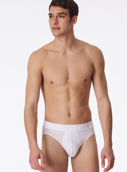 Schiesser Long Life Soft Rio Slip 155631 – wit, op model