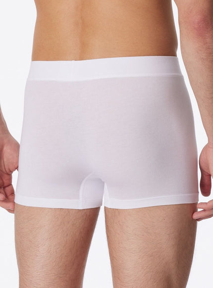 Schiesser Long Life Soft Short 155632 – wit, op model
