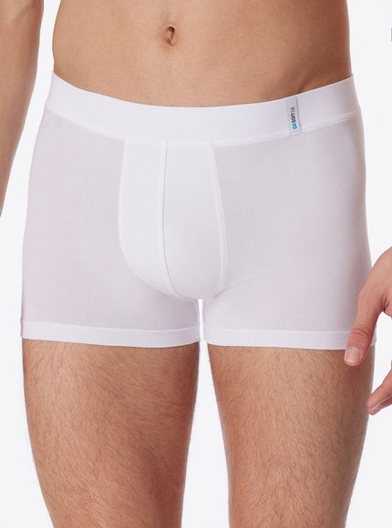 Schiesser Long Life Soft Short 155632 – wit, op model