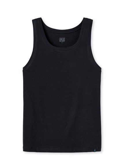 Schiesser Long Life Soft Singlet 155629 – Blauwzwart