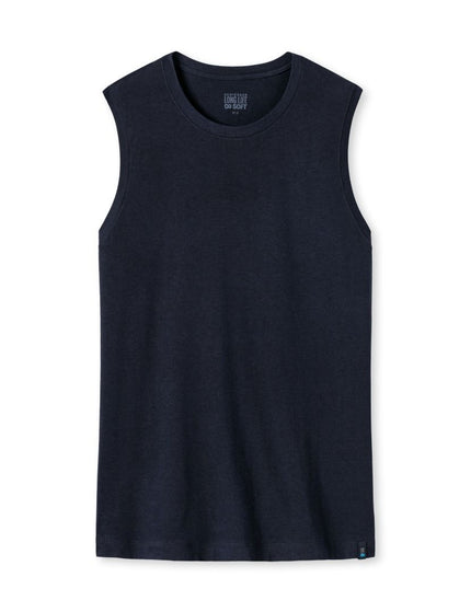 Schiesser long life soft tank top 164104 – Blauwzwart