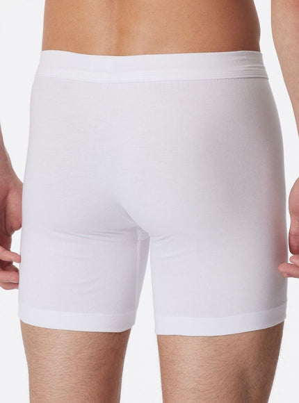 Schiesser Long Short Gulp Long Life Cotton 172472 – weiss, op model