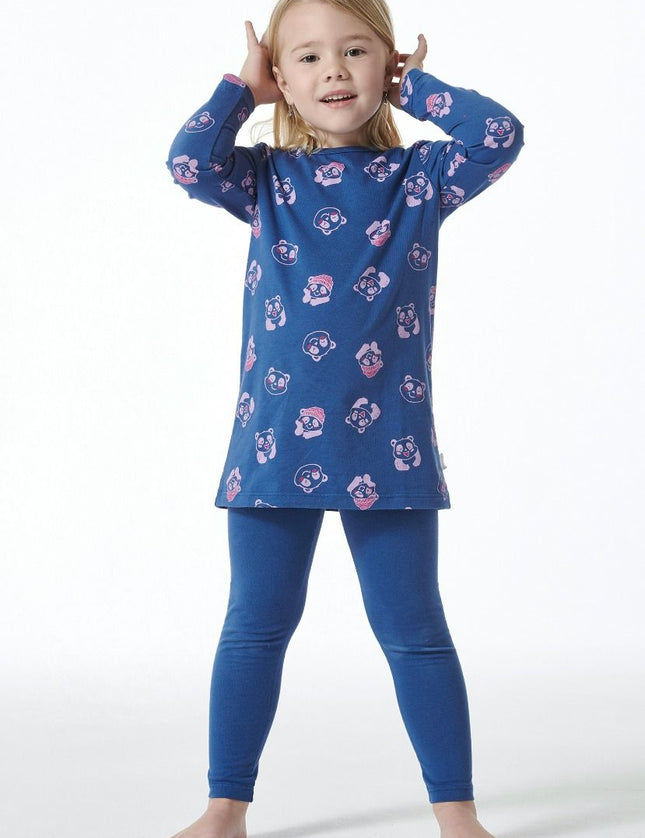 Schiesser meisjes pyjama 181822 800 blau