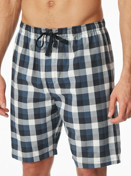Schiesser Mix en Relax Bermuda ruit 182191 – multicolor 2, op model