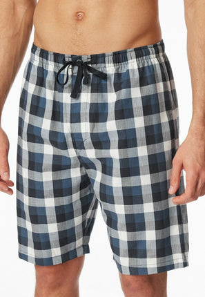 Schiesser Mix en Relax Bermuda ruit 182191 – multicolor 2, op model