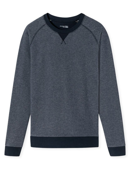 Schiesser Mix en Relax Heren T-shirt 180287 804 Nachtblau – voorkant