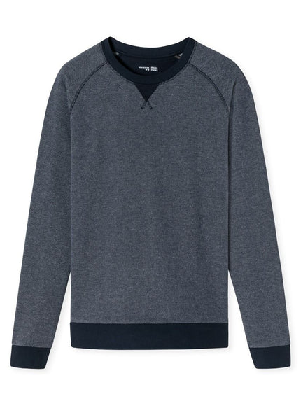 Schiesser Mix en Relax Heren T-shirt 180287 804 Nachtblau – voorkant