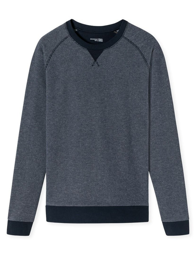 Schiesser Mix en Relax Heren T-shirt 180287 804 Nachtblau – voorkant