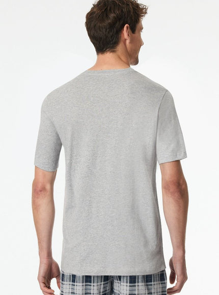 Schiesser Mix en Relax T-Shirt 182179 202 grau-mel. – op model