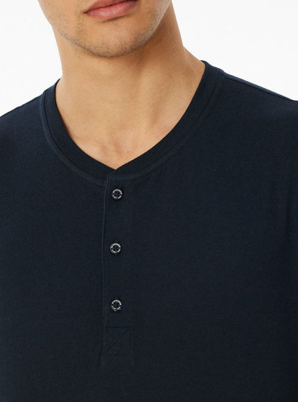 Schiesser Mix en Relax T-Shirt 182516 804 Nachtblau
