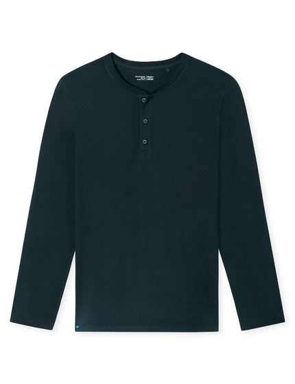 Schiesser Mix En Relax T-shirt l. mouw 182517 804 Nachtblau – voorkant