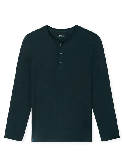 Schiesser Mix En Relax T-shirt l. mouw 182517 804 Nachtblau – voorkant