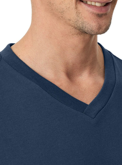 Schiesser Mix en rlax T-Shirt 182181 819 royal – detail