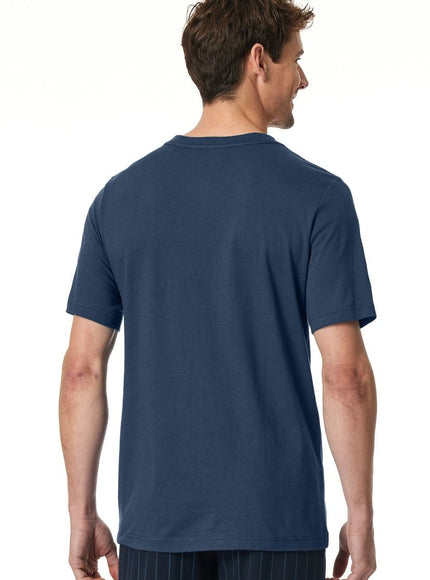 Schiesser Mix en rlax T-Shirt 182181 819 royal – achterkant