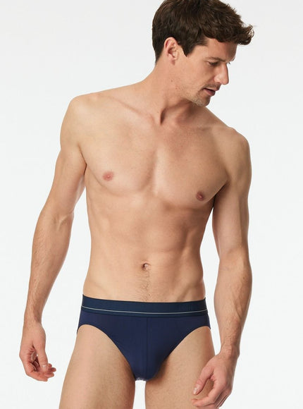 Schiesser Rio-Slip Pure Micro 182177 – Admiral, op model