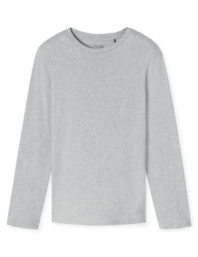 Schiesser Shirt lange mouwen Mix+ Relax 182180 – grau-mel.