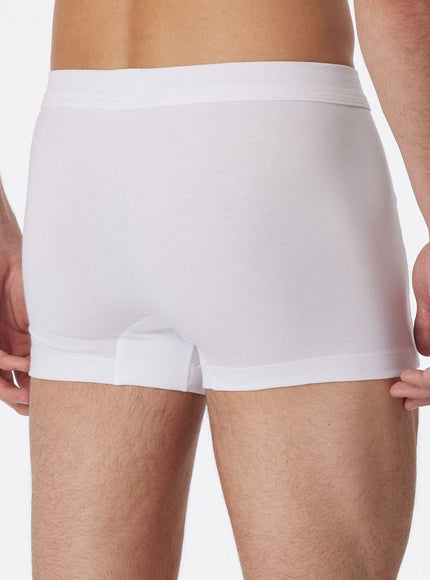 Schiesser Shorts Long Life Cotton 145136 – weiss, op model