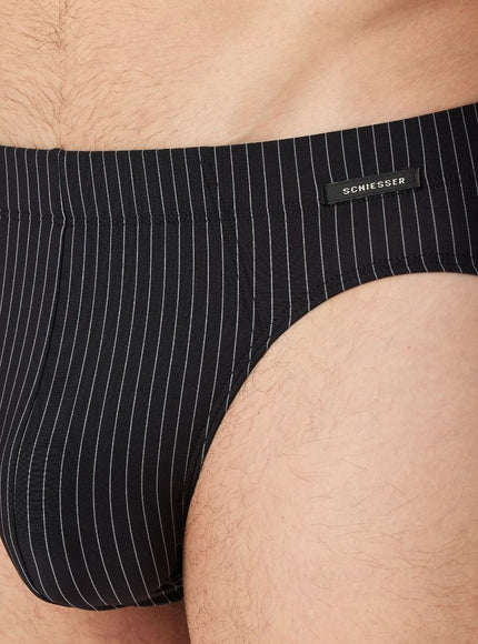 Schiesser Supermini Pure Micro NOS 182175 – schwarz, detail