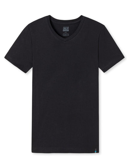 Schiesser T-Shirt 1/2 Long Life Cotton 172468 – schwarz