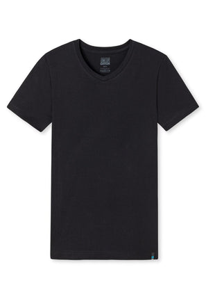Schiesser T-Shirt 1/2 Long Life Cotton 172468 – schwarz