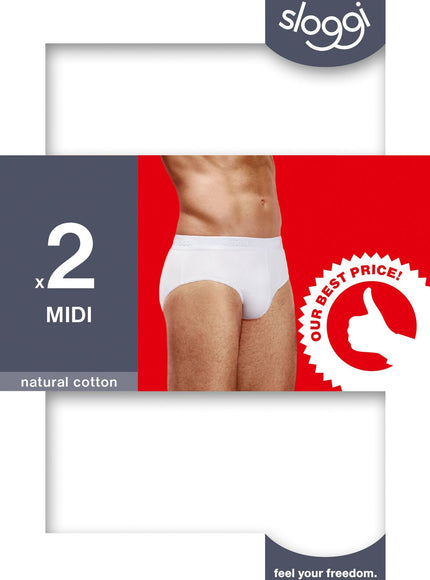 Sloggi men 24-7 Midi Slip 2 pack 10163131