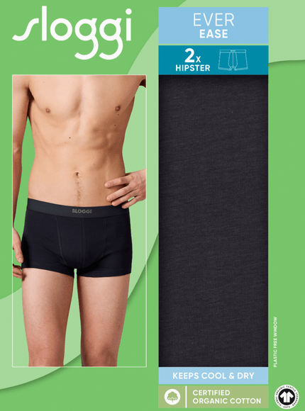 Sloggi men EVER Ease Hipster 2 Pack 10222379