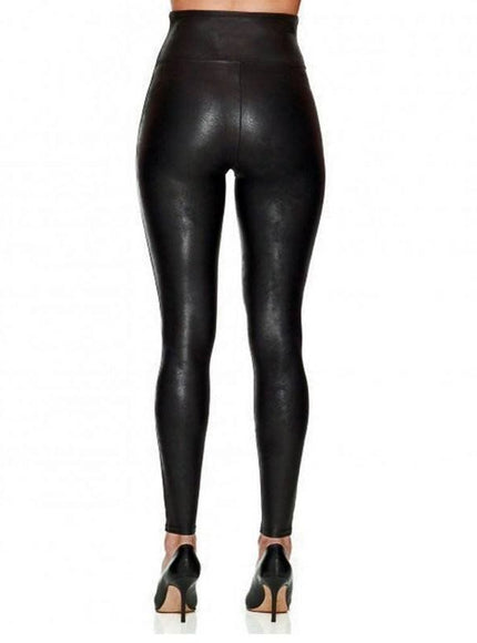 Spanx Ready-to-Wow Faux Leather Leggings spx 2437 – op model