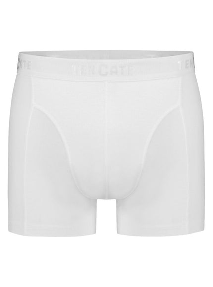 Ten Cate Basic Men Organic Cotton shorts 2 pack 32323 – white, voorkant