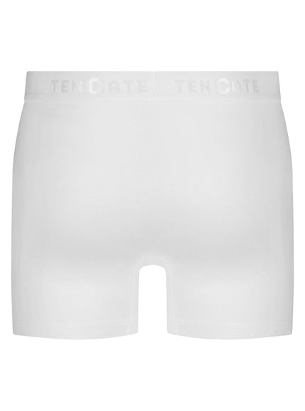 Ten Cate Basic Men Organic Cotton shorts 2 pack 32323 – white, achterkant