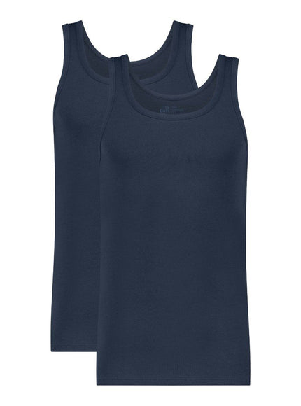 Basic Men Organic Cotton singlet 2 pack 32324