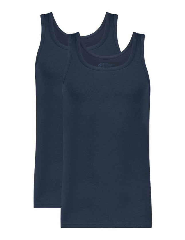 Basic Men Organic Cotton singlet 2 pack 32324