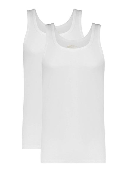 Basic Men Organic Cotton singlet 2 pack 32324