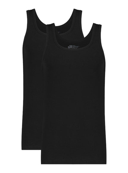 Basic Men Organic Cotton singlet 2 pack 32324