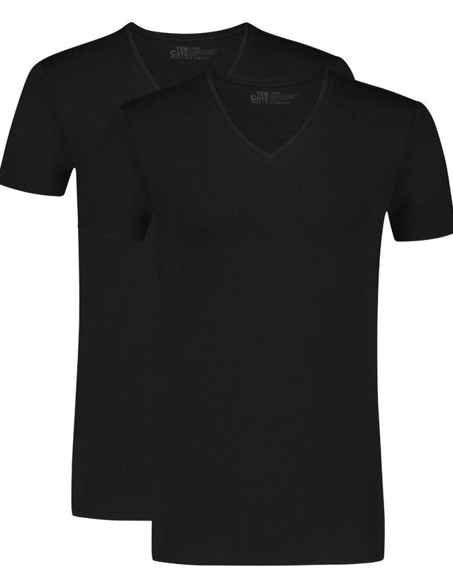 Ten Cate Basic Men Organic Cotton V-neck shirt 2 pack 32325