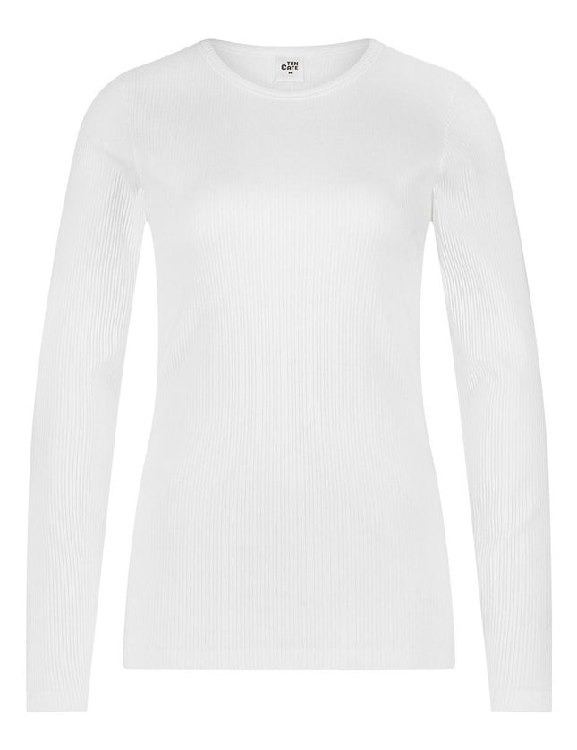 Ten Cate dames thermo shirt lange mouw 60383 – snow white