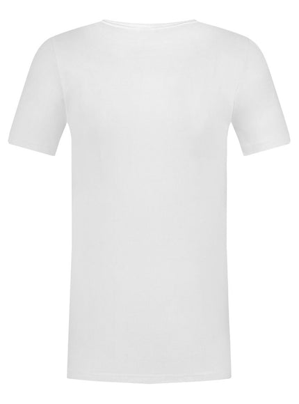 Ten Cate heren Thermo Shirt R-hals k. mouw 60387 – snow white, voorkant