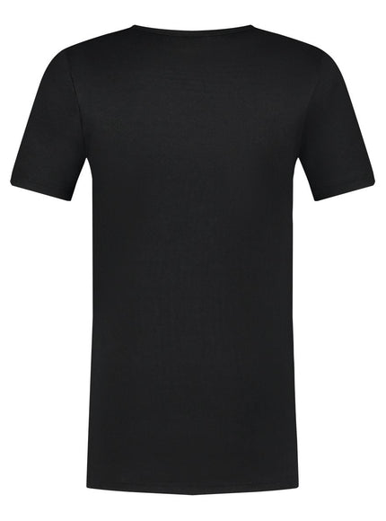 Ten Cate heren Thermo Shirt R-hals k. mouw 60387 – black, achterkant